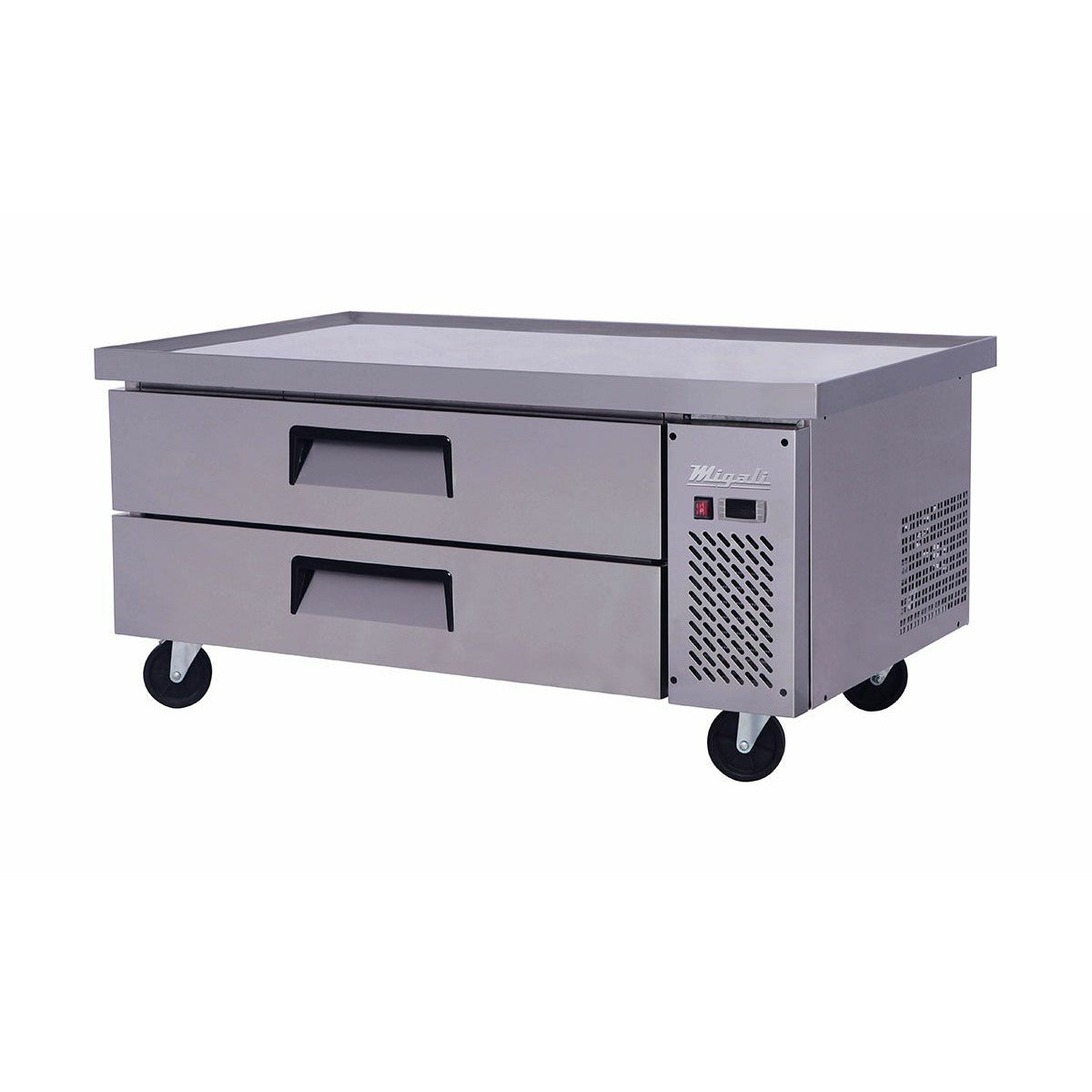 images Migali 52″ Wide Refrigerated Chef Base with 60″ Extended Top C-CB52-60-HC - Image 1