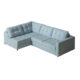 Maxima House Mena Sectional Sleeper Sofa DOL028