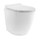 Swiss Madison St. Tropez Back-to-Wall Elongated Toilet Bowl - SM-WT514