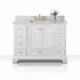 Ancerre Audrey" Bathroom Vanity Set in White with 28" Mirror VTSM-AUDREY-48-W-CW-GD