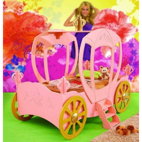 images Maxima House Princess Carriage Toddler Car Bed CB2207 - Image 1
