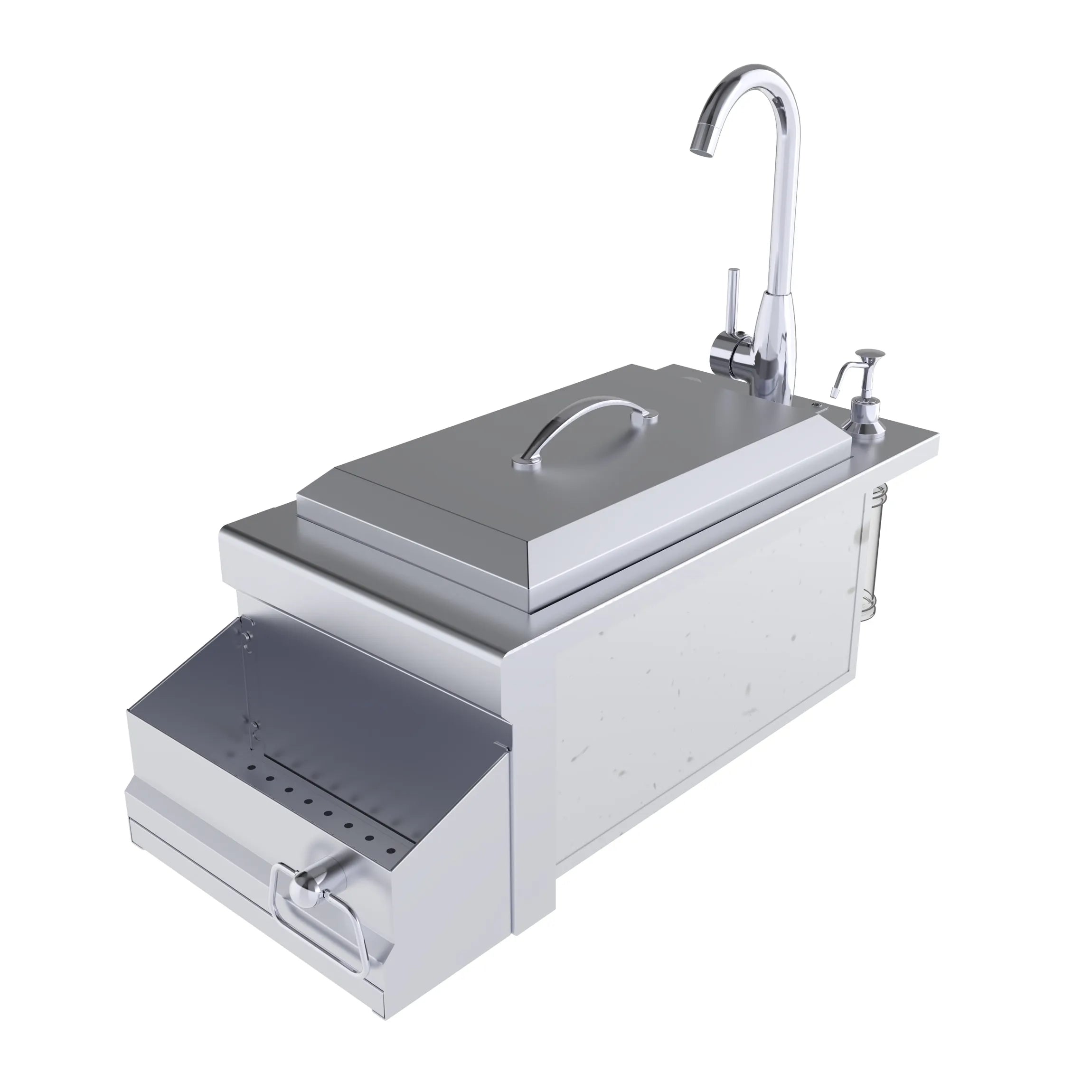 images Sunstone Ruby Series 14" Bar Sink Cocktail Ice Chest Station B-RBC14 - Image 1