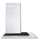 Cosmo 30'' Ducted Wall Mount Range Hood in Stainless Steel with Push Button Controls, LED Lighting and Permanent Filters COS-668WRC75 - Image 4