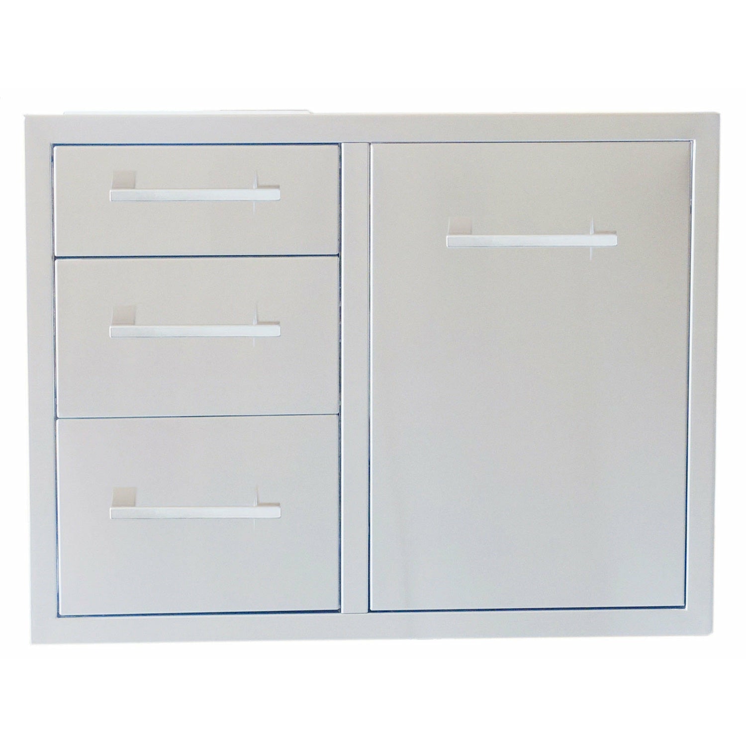images Sunstone Signature Series 30" Propane Combo w/Trash Bag Ring & Triple Drawer BA-LPCTD30 - Image 1