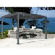 Bon Pergola 10' x 10' Starry Pergola - Manual, Dark Gray