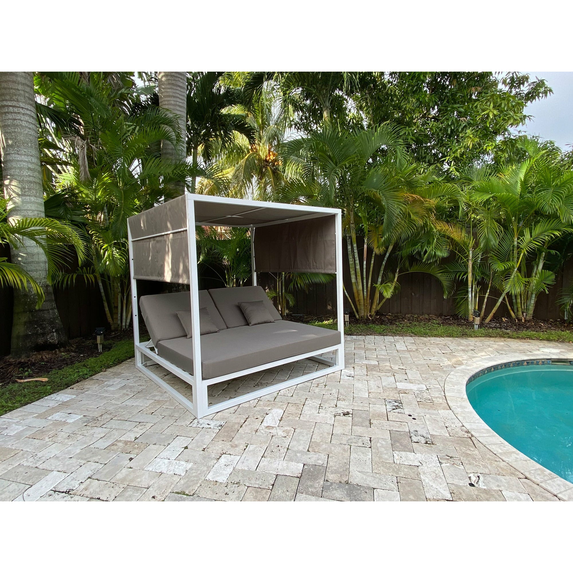 images Whiteline Modern Living - Ava Gazebo GAZ1681-WHT - Image 1