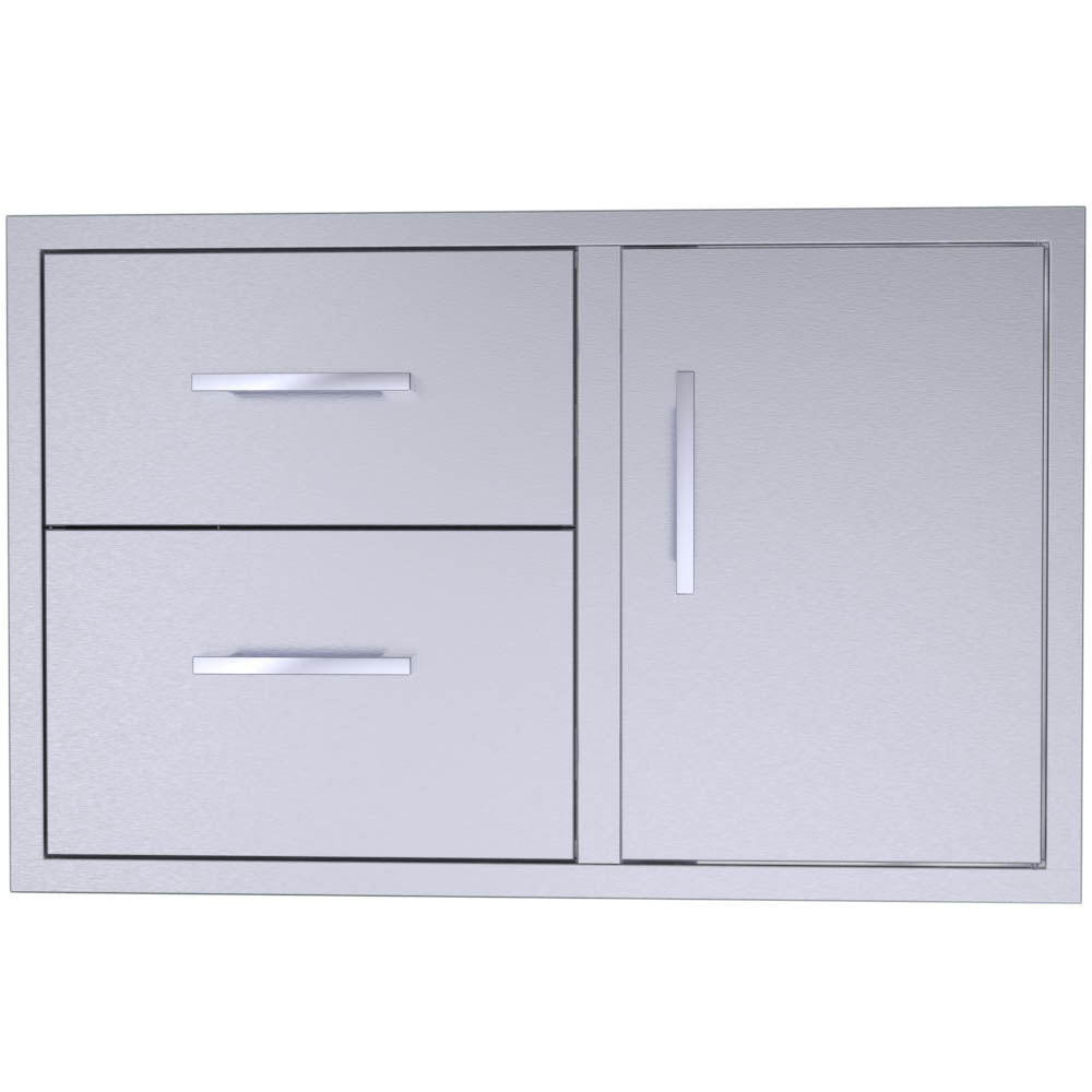 images Sunstone Signature Series 36" Double Drawer Door Combo BA-DDC36 - Image 1