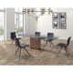 Whiteline Modern Living - Pilastro Extendable Dining Table DT1275-WLT