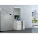 Whiteline Modern Living - Kimberly Single Dresser DR1617S-WHT/BLK - Image 2