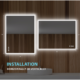 Blossom Beta 48″x36″ LED Mirror with Frosted Sides LED M2 4836 - Image 5