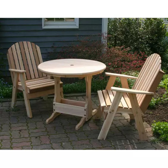 images Creekvine Designs Cedar Fanback Bistro Set WRFFBBSETCVD - Image 1