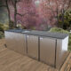 Sunstone Galley 9 Foot Clean & Prep Cabinet Island Package SCPGALLEY