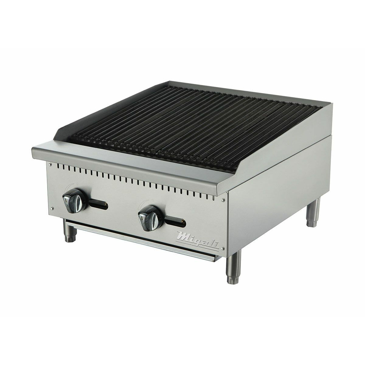 images Migali 24″ Wide Char-Rock Broiler - 70,000 BTU C-CR24 - Image 1