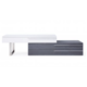 J&M Furniture CE Hudson TV Base in Grey & White 17475-GW