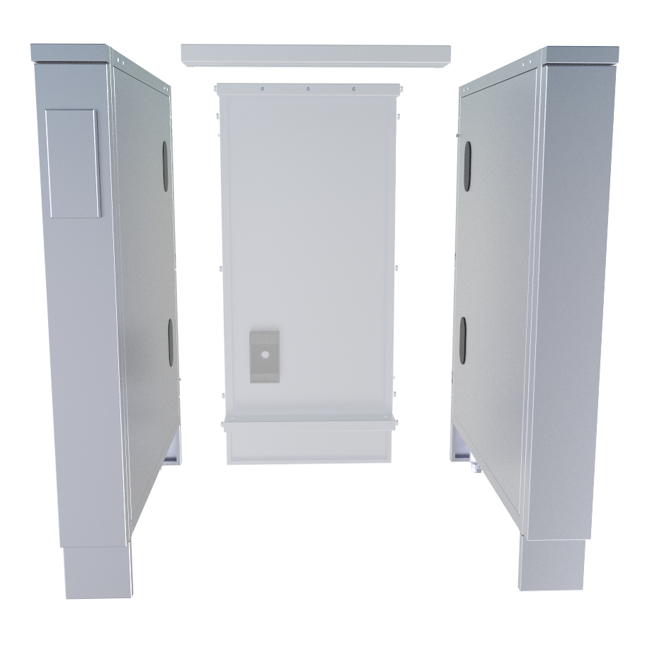 images Sunstone 4" Combo Left & Right Appliance Partition Panels Package SCC4SPEL & SCC4SPER - Image 1