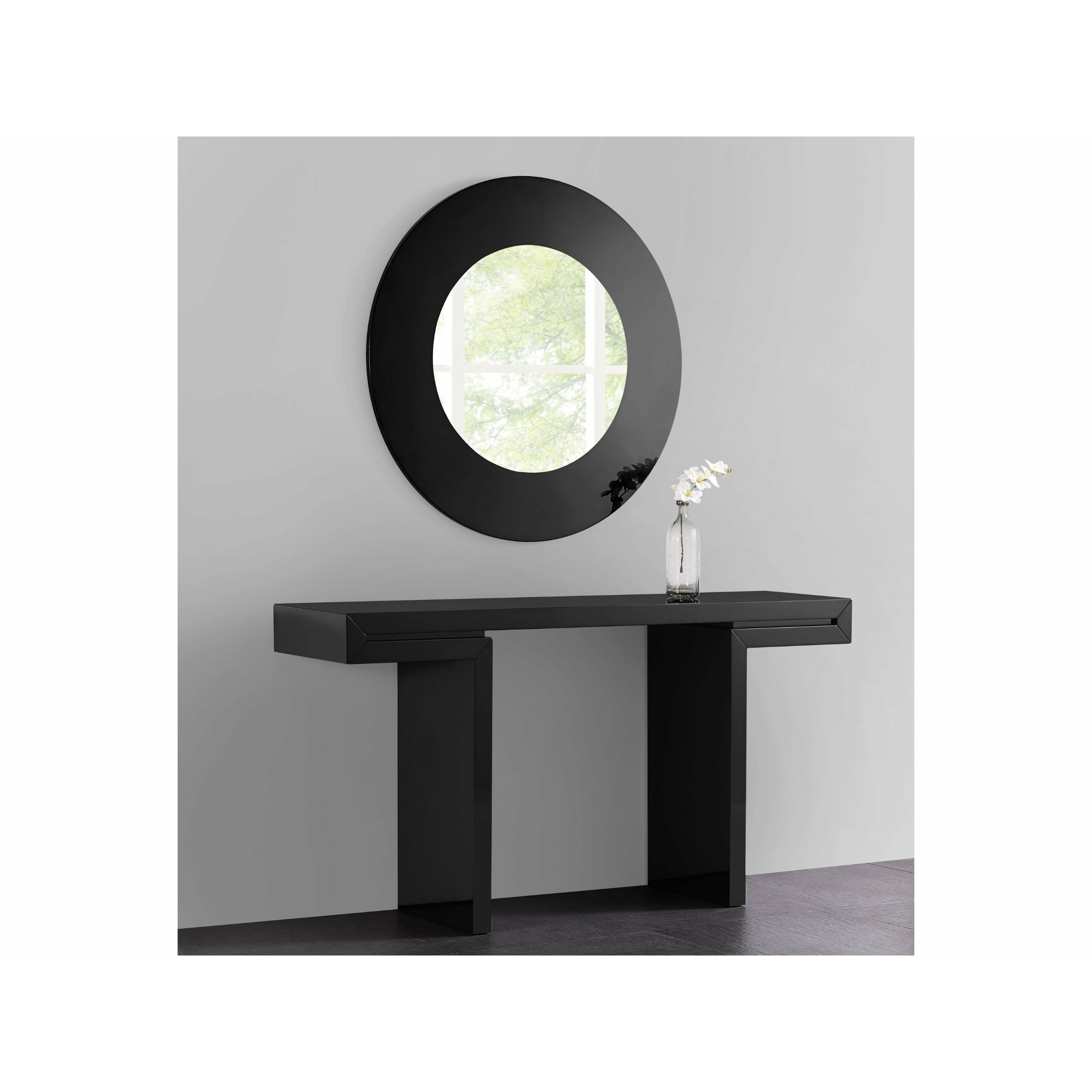 images Whiteline Modern Living - Delaney Console CO1408-BLK - Image 1