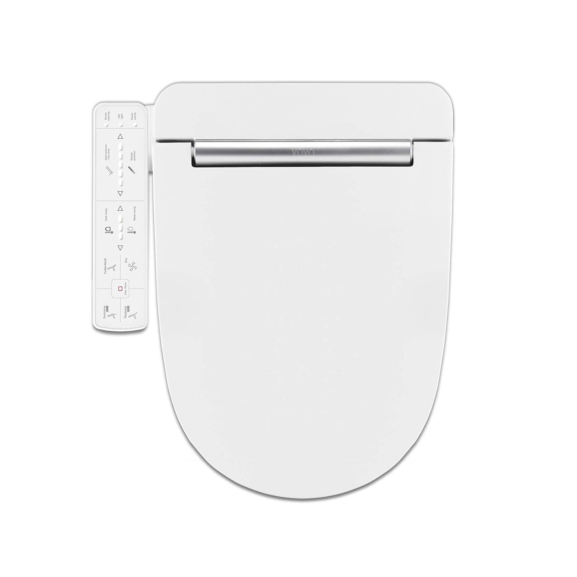 images Vovo Stylement Electronic Smart Bidet Seat in White with Heated, Warm Dry and Water and LED Nightlight Functions, VB-3100SR - Image 1
