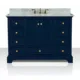 Ancerre Audrey 48"Bathroom Vanity Set in Heritage Blue with 28" Mirror VTSM-AUDREY-48-HB-CW-GD