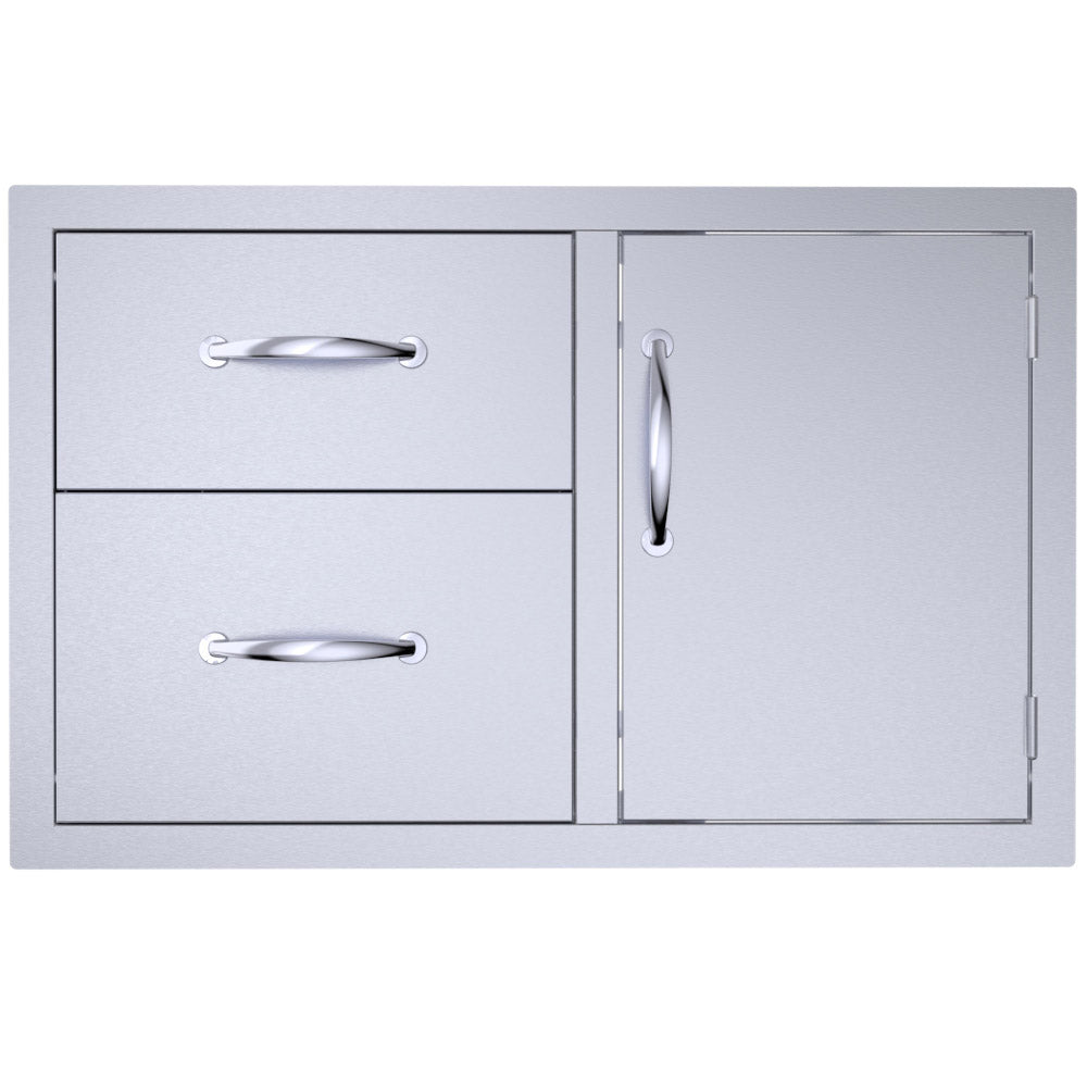 images Sunstone Classic Series 36" Double Drawer Door Combo C-DDC36 - Image 1