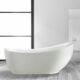 Vinnova Everlie 71" x 35" Soaking Bathtub 231071-BAT-WH - Image 6