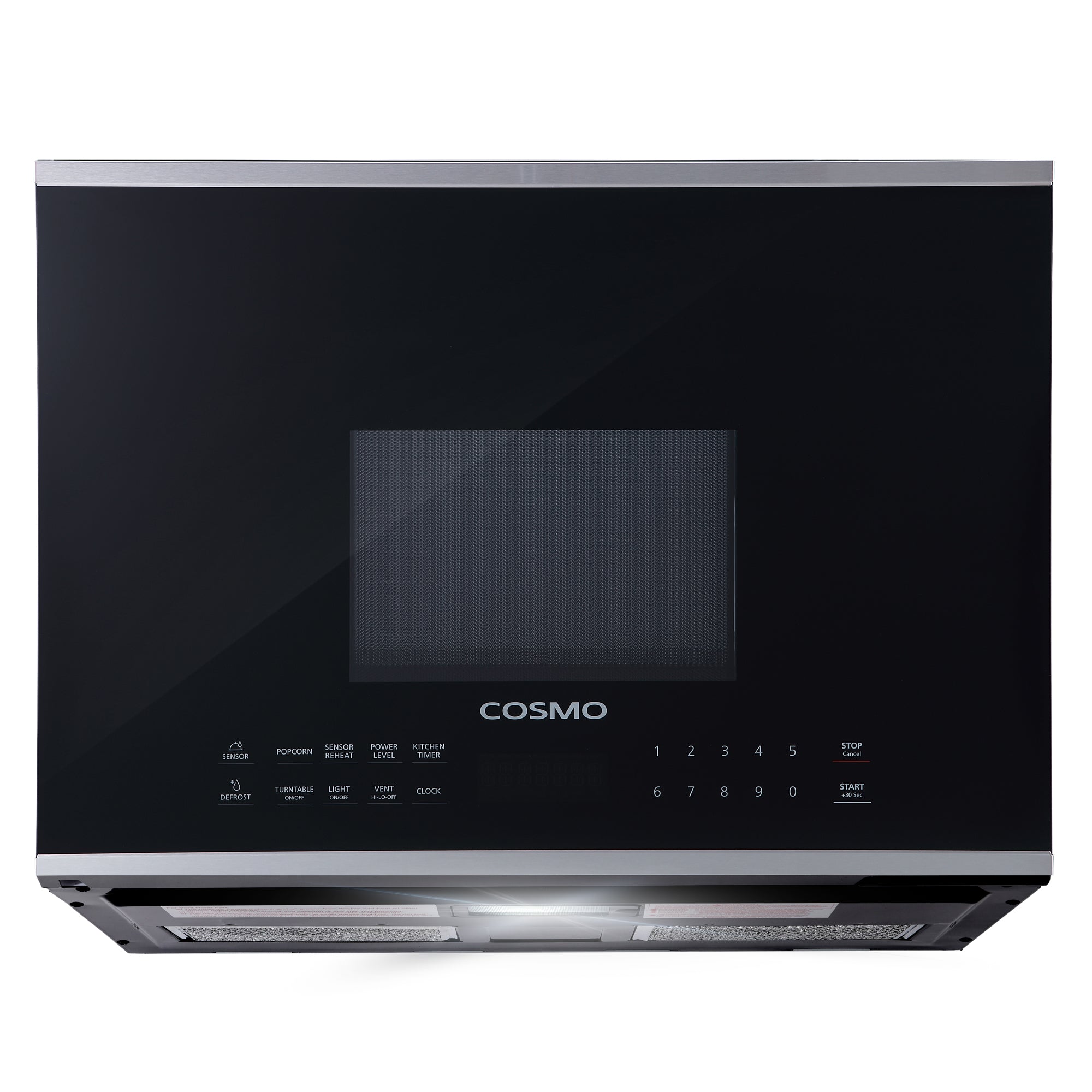 images Cosmo 24'' 1.34 cu. ft. Over the Range Microwave in Stainless Steel with Vent Fan COS-2413ORM1SS - Image 1