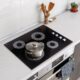Cosmo 24" Electric Ceramic Glass Cooktop with 4 Elements, Dual Zone Element, Hot Surface Indicator Light and Control Knobs COS-244ECC - Image 2