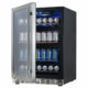 Kings Bottle 24" Beverage Refrigerator Triple Glassdoor With Two Low-E KBUSF54B