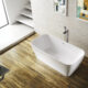 Vinnova Augustine 59" x 31.5" Soaking Bathtub 252059-BAT-WH - Image 2