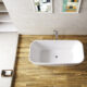 Vinnova Augustine 59" x 31.5" Soaking Bathtub 252059-BAT-WH - Image 3