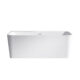 Vinnova Dashiel 59" x 31.5" Soaking Bathtub 253059-BAT-WH - Image 5