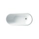 Vinnova Caserta 67" x 27.6" Soaking Bathtub 257067-BAT-WH - Image 6