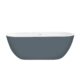 Vinnova Zamora 65" x 29" Soaking Bathtub in Grey Finish  260065-BAT-GR