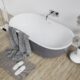 Vinnova Zamora 65" x 29" Soaking Bathtub in Grey Finish  260065-BAT-GR - Image 3
