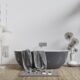 Vinnova Zamora 65" x 29" Soaking Bathtub in Grey Finish  260065-BAT-GR - Image 7