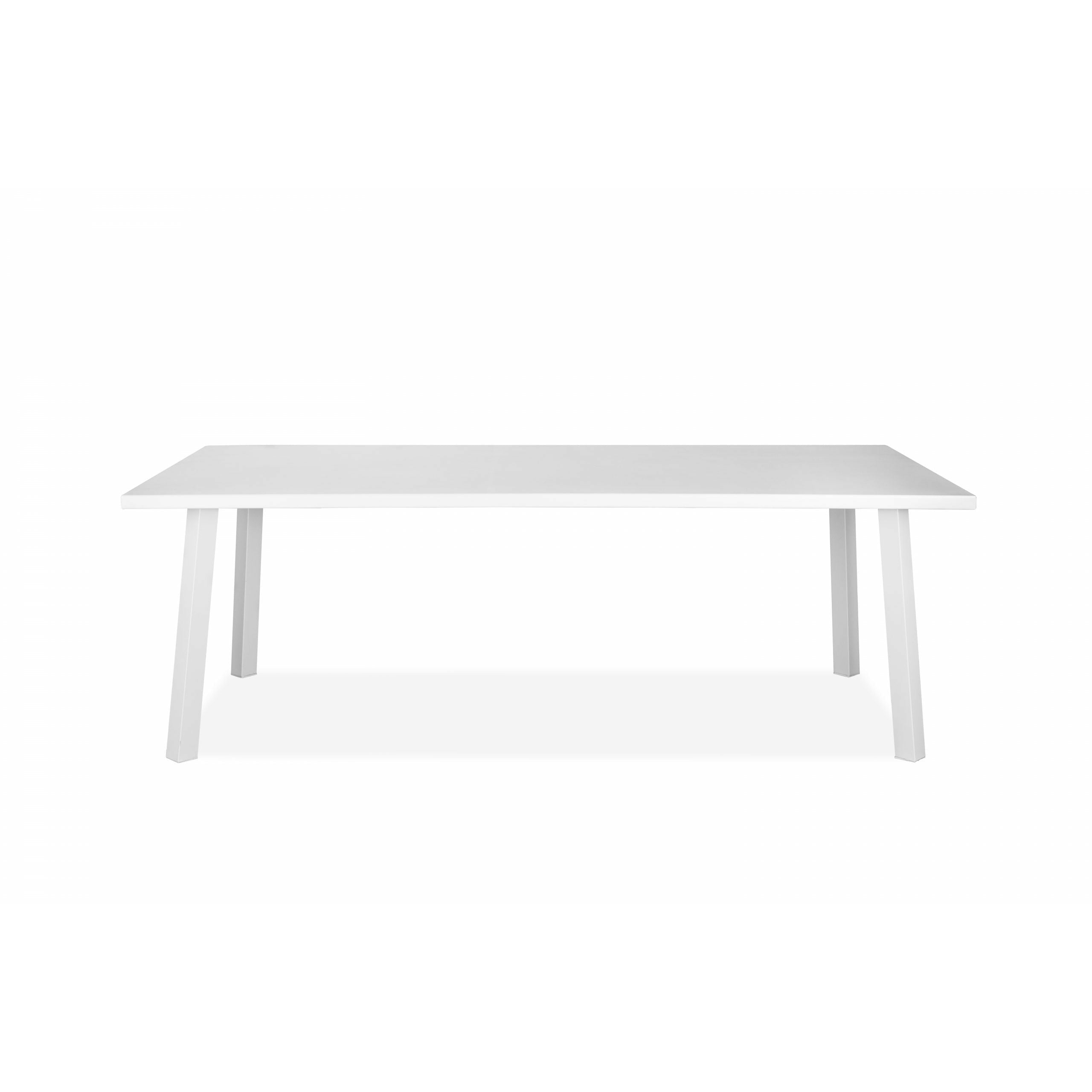 images Whiteline Modern Living - Rio Outdoor Dining Table Rectangle DT1593-WHT - Image 1