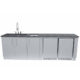 Sunstone Galley 9 Foot Clean & Prep Cabinet Island Package SCPGALLEY - Image 2