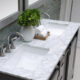 Altair Kinsley 60" Double Bathroom Vanity Set in Gray and Carrara White Marble Countertop with Mirror 536060-GR-CA - Image 2