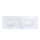 Altair 60" Stone effects Vanity Top in Snow White with White Sink 66061-CTP-SW - Image 2