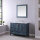 Altair Isla 48" Single Bathroom Vanity Set in Classic Blue and Carrara White Marble Countertop with Mirror 538048-CB-CA - Image 2
