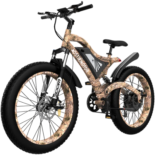 images Aostirmotor Snakeskin Grain Powerful Electric Bike S18-1500W - Image 1