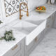 Altair Trento Glossy White Ceramic Rectangular 33" L x 19.7" W Vessel Bathroom Sink  271033-KS - Image 2