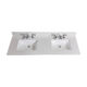 Altair  61" Stone effects Vanity Top in Jazz White with White Sink 62061-CTP-JW - Image 2