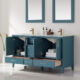 Altair Sutton 60" Double Bathroom Vanity Set in Royal Green and Carrara White Marble Countertop with Mirror  541060-RG-CA - Image 3