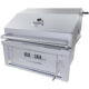 Sunstone 30” Gas Burners Hybrid Single Zone Charcoal/Wood Burning w/Infra-Red Burner Grill SUNCHSZ30 - Image 2