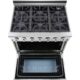 NXR SC3611 36" Propane Gas Range & EH3619 Under Cabinet Hood Bundle, Stainless Steel SC3611LPEHBD - Image 3