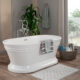 Altair Solace 67" x 31" Freestanding Soaking Acrylic Bathtub 50567-BAT-WH-F - Image 2
