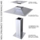 Sunstone 22"  Post Mount for the Appliance Jackets SUNJKPOST - Image 2
