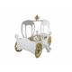 Maxima House Princess Carriage Toddler Car Bed White CB2207W - Image 2