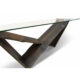 Maxima House Winik Glass top Dining Table SCANDI108 - Image 2
