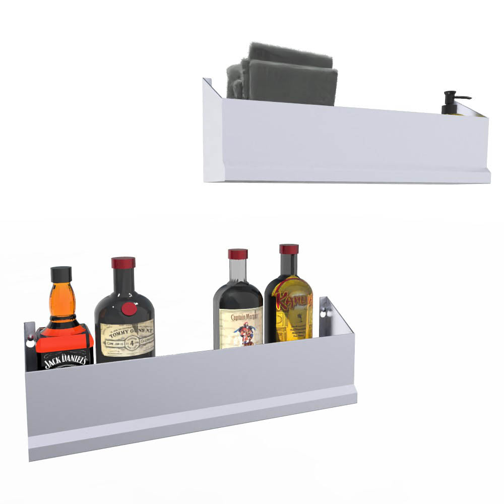 images Sunstone Heavy-Duty Speed Rail Pocket Shelf SCC30KB-SPRAIL - Image 1